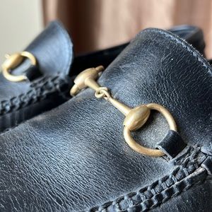 NOT FOR SALE. Gucci Loafers Black 6.5 Gold Hardware